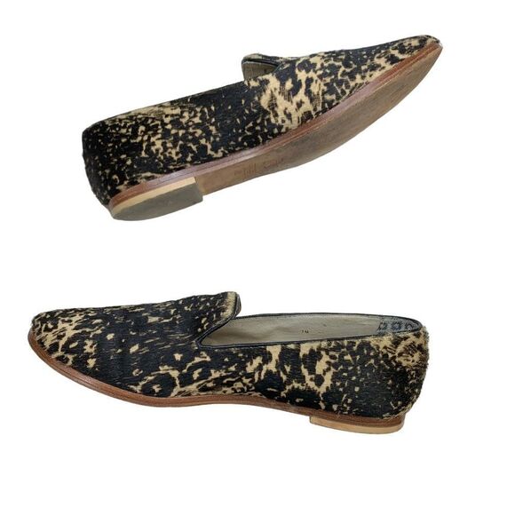Matt Bernson Gitanes Leopard Calf Hair Smoking Slippers 7 - Picture 4 of 10